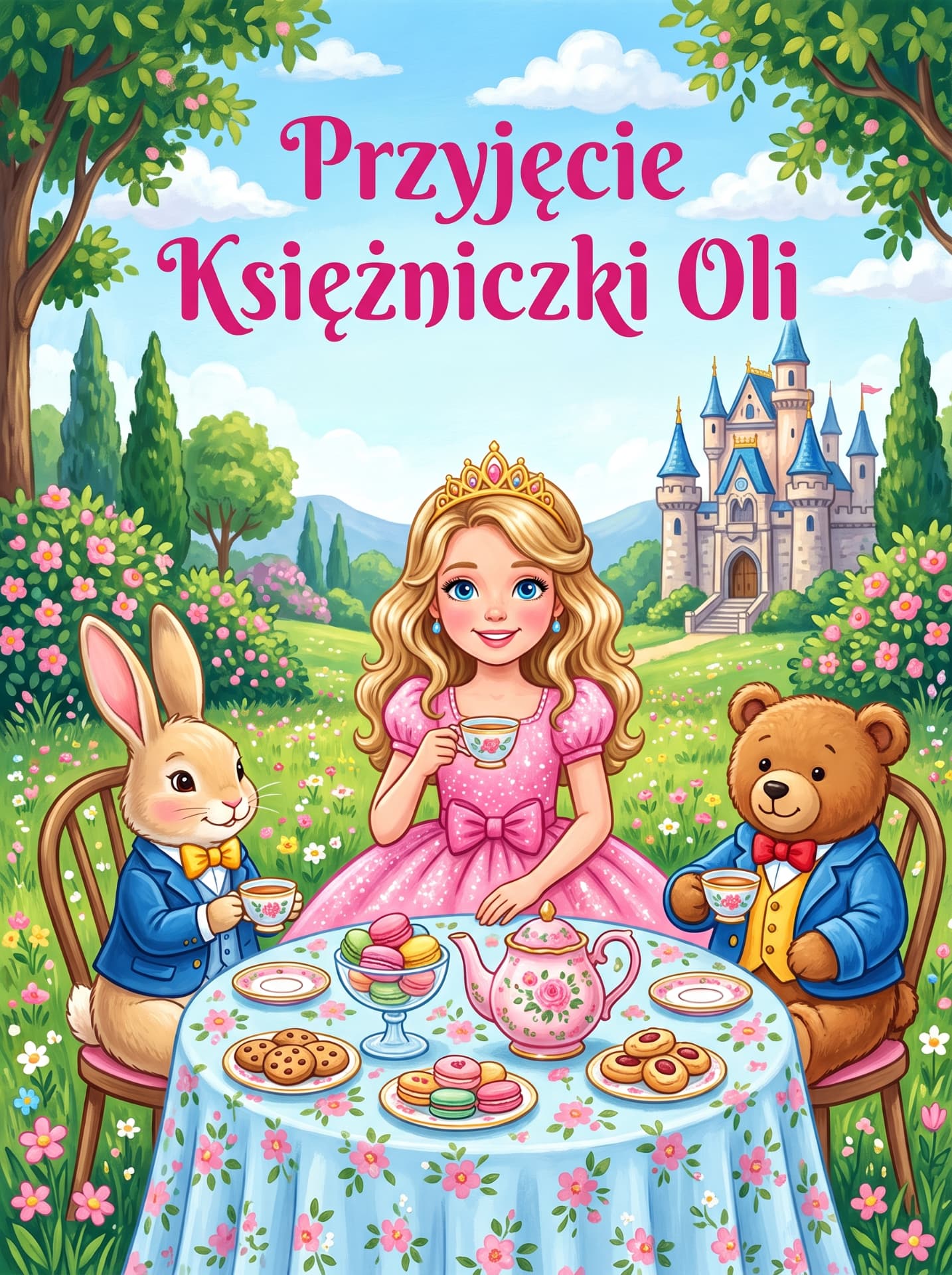 Personalized picture book covers starring different children